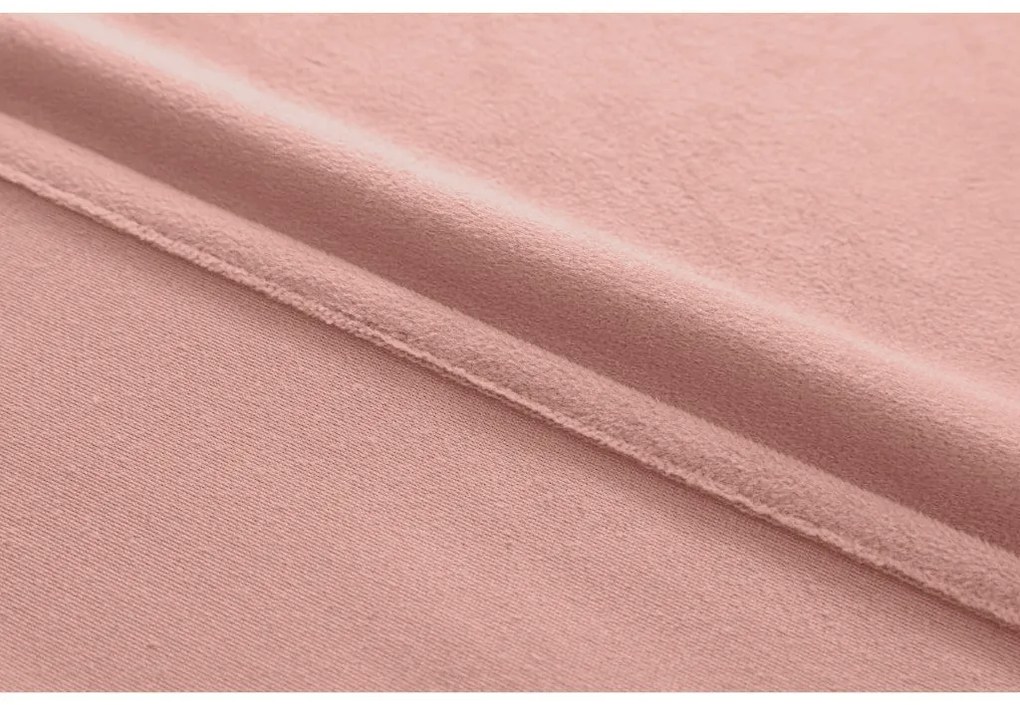 Zasłona zaciemniająca VELVET 140x250 cm, różowa Zawieszanie: Metalowe pierścienie