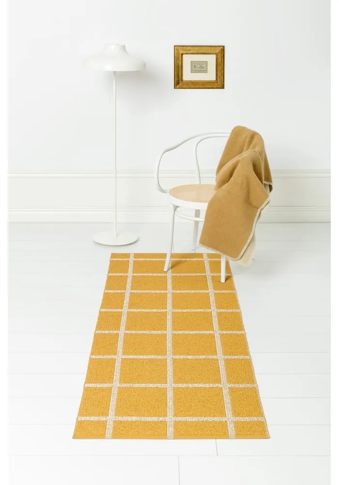 Chodnik odpowiedni na zewnątrz w kolorze ochry 70x300 cm Ada Ochre – Pappelina