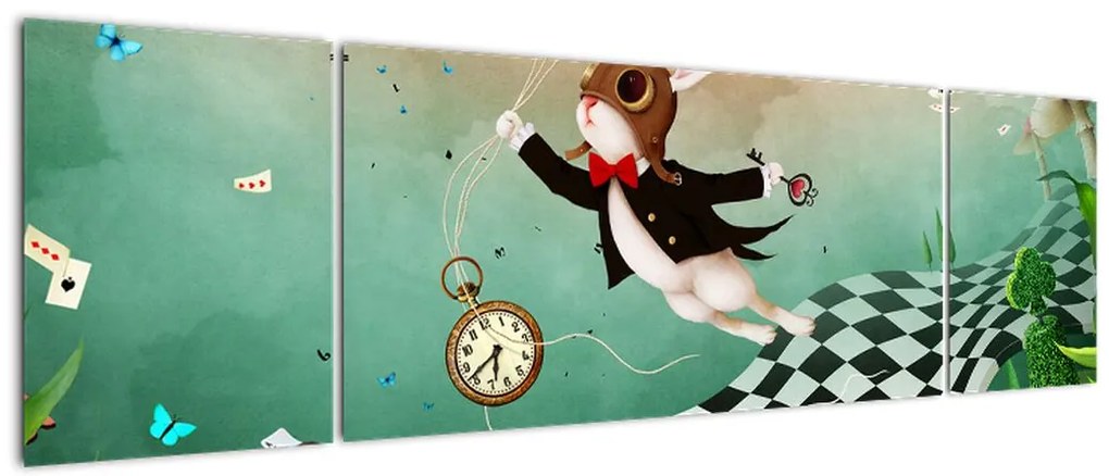 Obraz - Fantasy królik (170x50 cm)