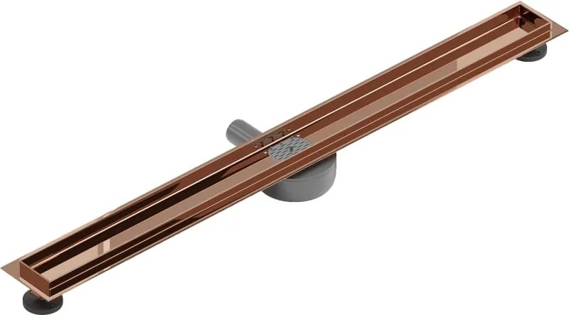 Mexen Flat 360° korpus do odpływu liniowego obrotowy 100 cm, różowe złoto - 1640100