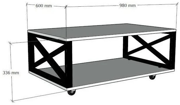 Stolik konferencyjny Refia Atlantic Pine