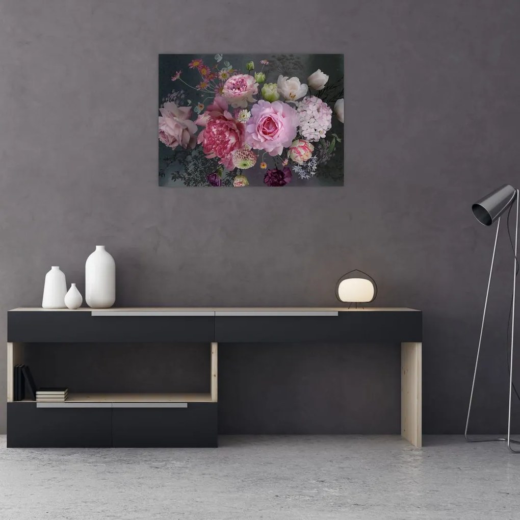 Obraz - Kwiaty ogrodowe (70x50 cm)