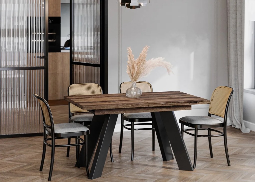 Stół w stylu industrialnym Como rozkładany od 130 do 210 cm