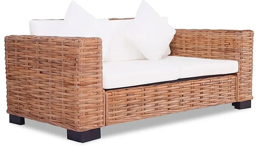 Rattanowa sofa dwuosobowa - Sigvart 2Q