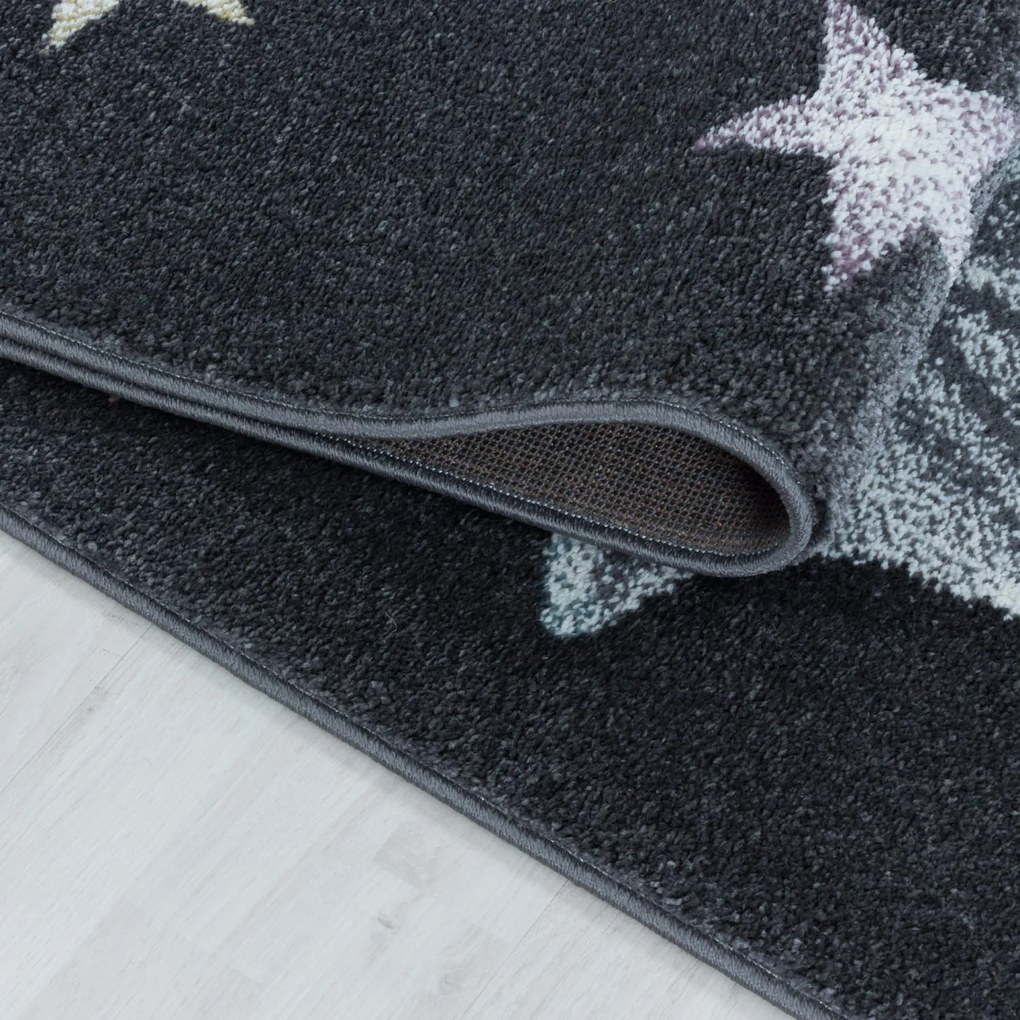 Dywan dziecięcy Smoczki niebiesko-szary 80 cm x 150 cm