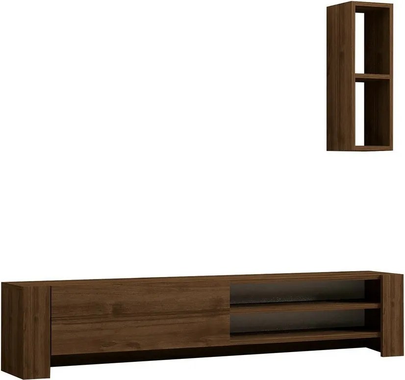 Telewizor z półką Naz Walnut