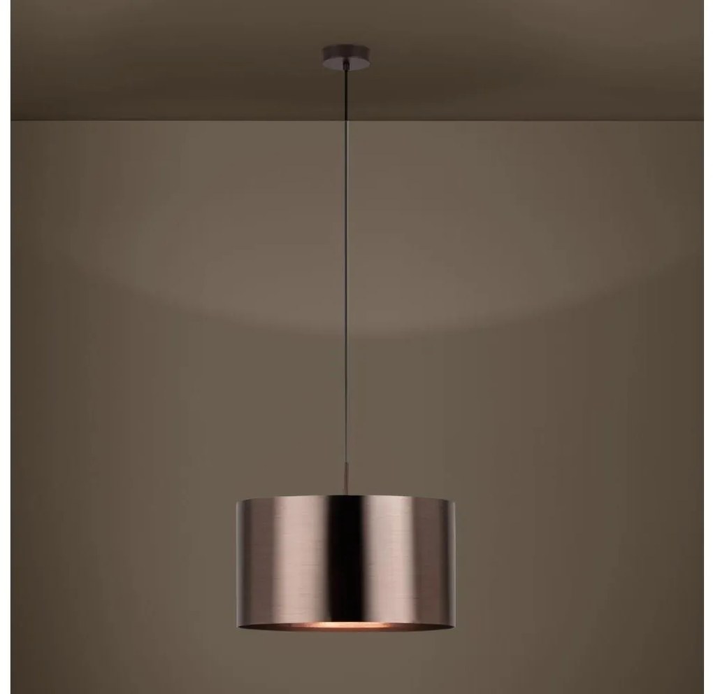 Eglo 39356 - Żyrandol na lince SAGANTO 1 1xE27/60W/230V miedziany
