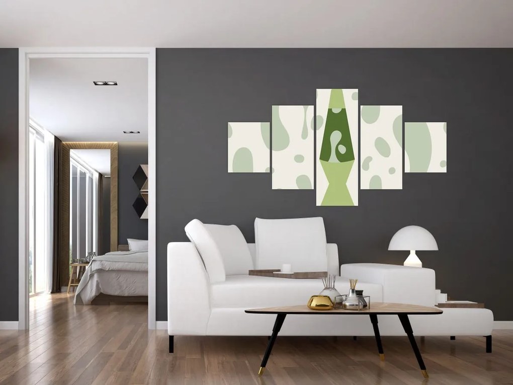 Obraz - Hipisi, lampa lawowa (125x70 cm)