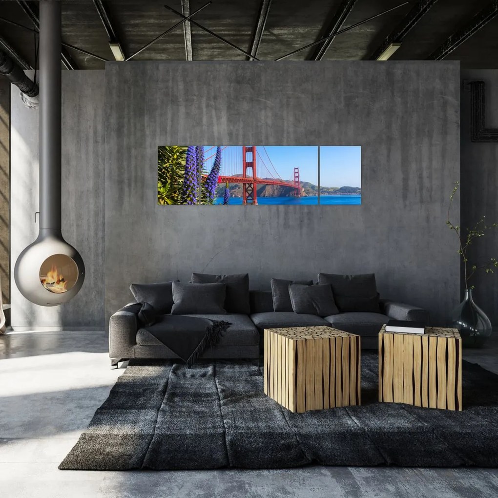 Obraz - Most Golden Gate, San Francisco (170x50 cm)