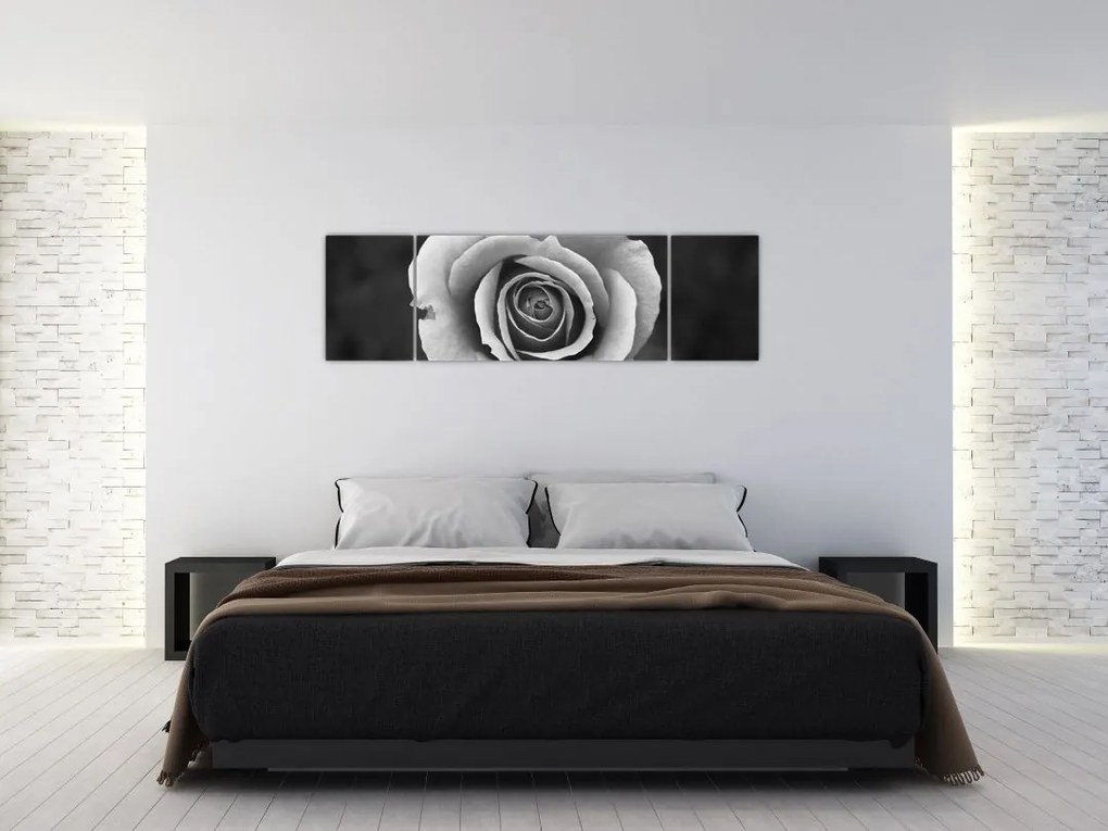 Obraz róży (170x50 cm)