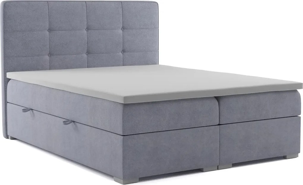 Kontynentalne łóżko małżeńskie 180x200 W6-E68