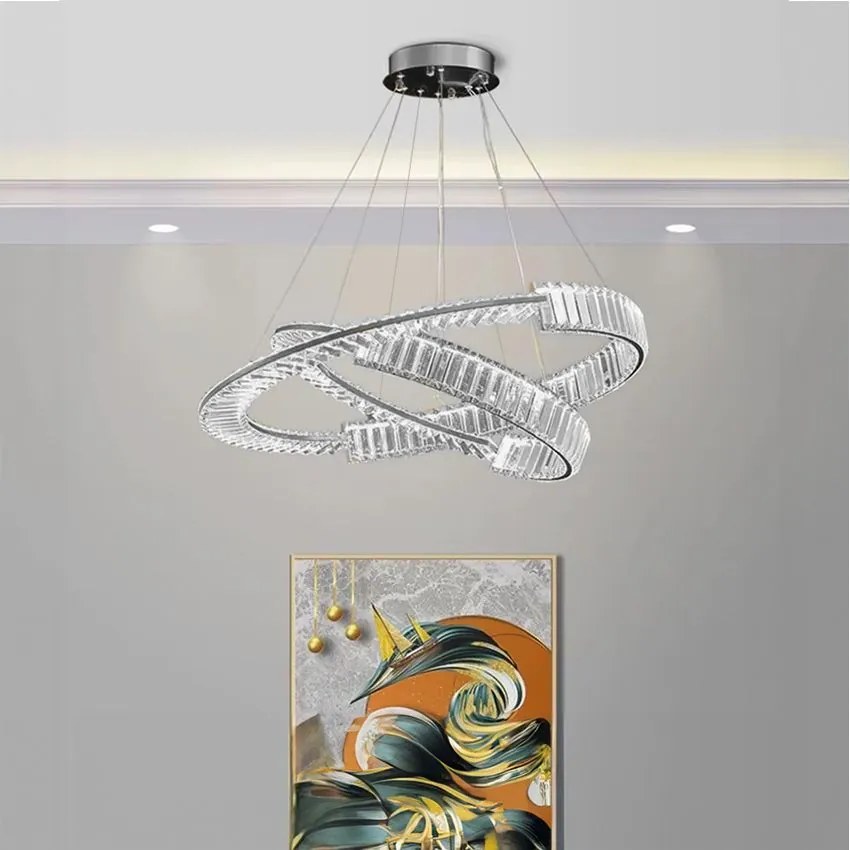 LAMPA WISZĄCA LED APP1525-CP60/80 CHROM