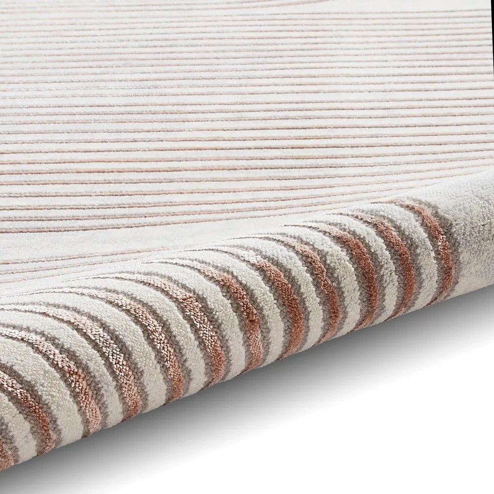 Różowo-jasnoszary dywan 80x150 cm Apollo – Think Rugs