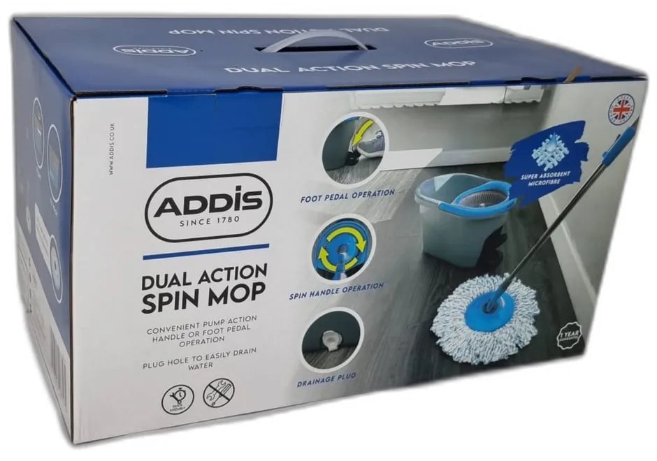 Mop rotacyjny z wiadrem Dual Action – Addis