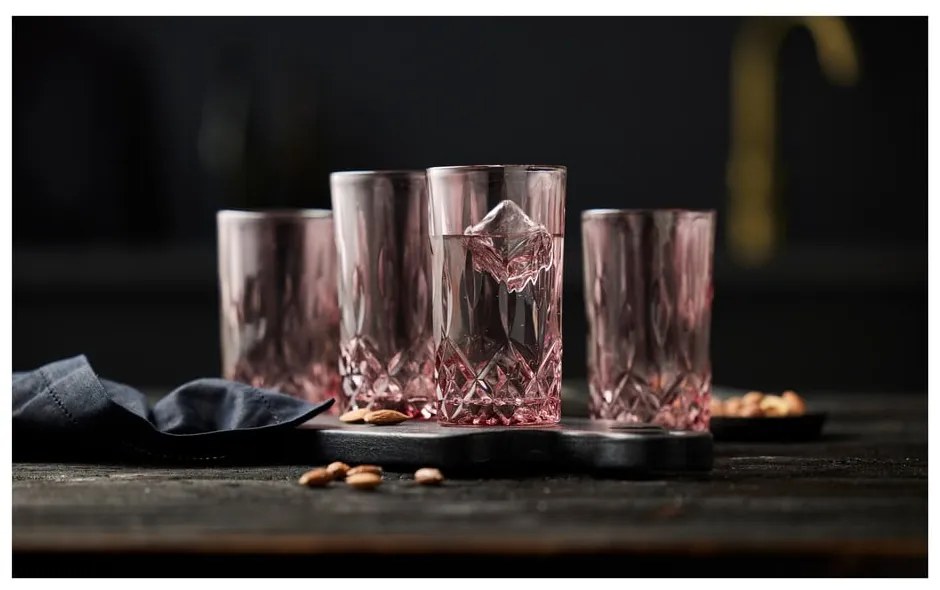 Szklanki zestaw 4 szt. 380 ml Highball Sorrento – Lyngby Glas