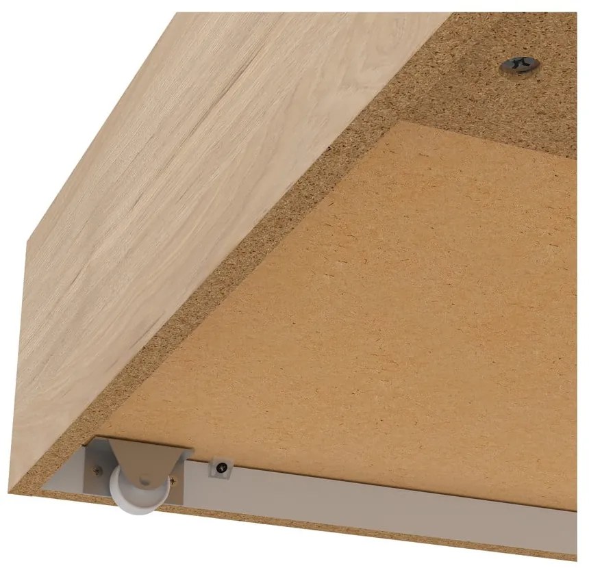 Szuflady pod łóżko w naturalnym kolorze zestaw 2 szt. 90x190/140x190 cm Naia – Tvilum