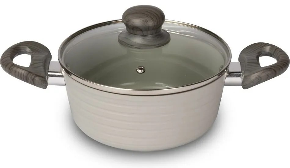 Lamart LT1267 rondelka z pokrywką Stripe, średnica20 cm