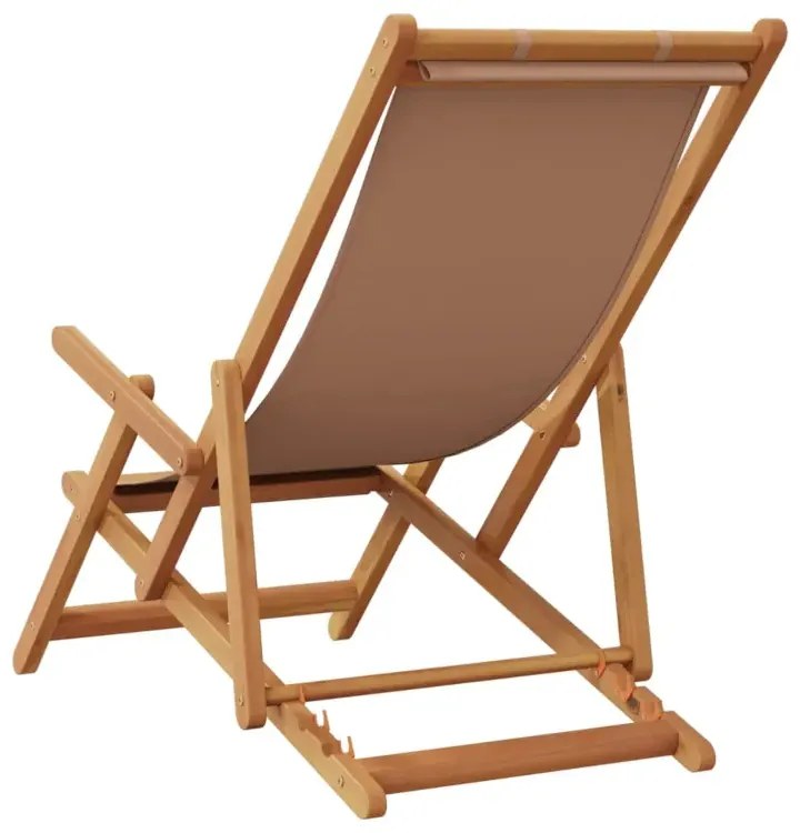 Leżak z miękką poduszką w kolorze taupe G4-M34