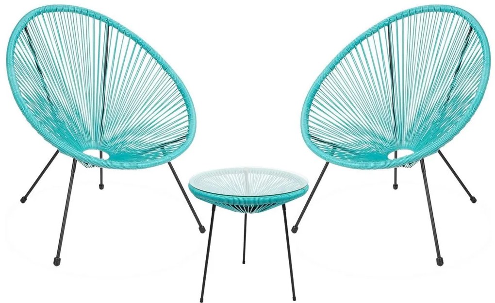 Zestaw mebli ogrodowych Acapulco 2 krzesła + stolik TURKUS