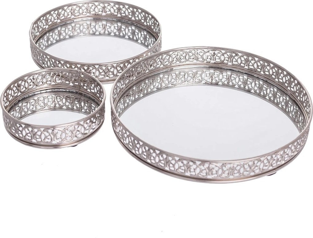 Komplet tac Judith 3szt. silver
