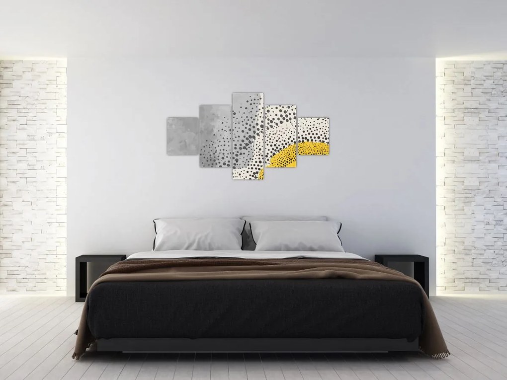 Obraz - Abstrakcyjny obraz plaży N⁰3 (125x70 cm)