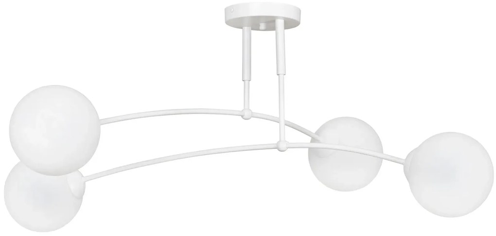 Biała nowoczesna lampa sufitowa D3-P05