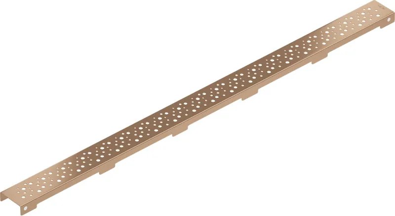 Mexen Flat M12 maskownica do odpływu liniowego 90 cm, miedź szczotkowana - 1C21090