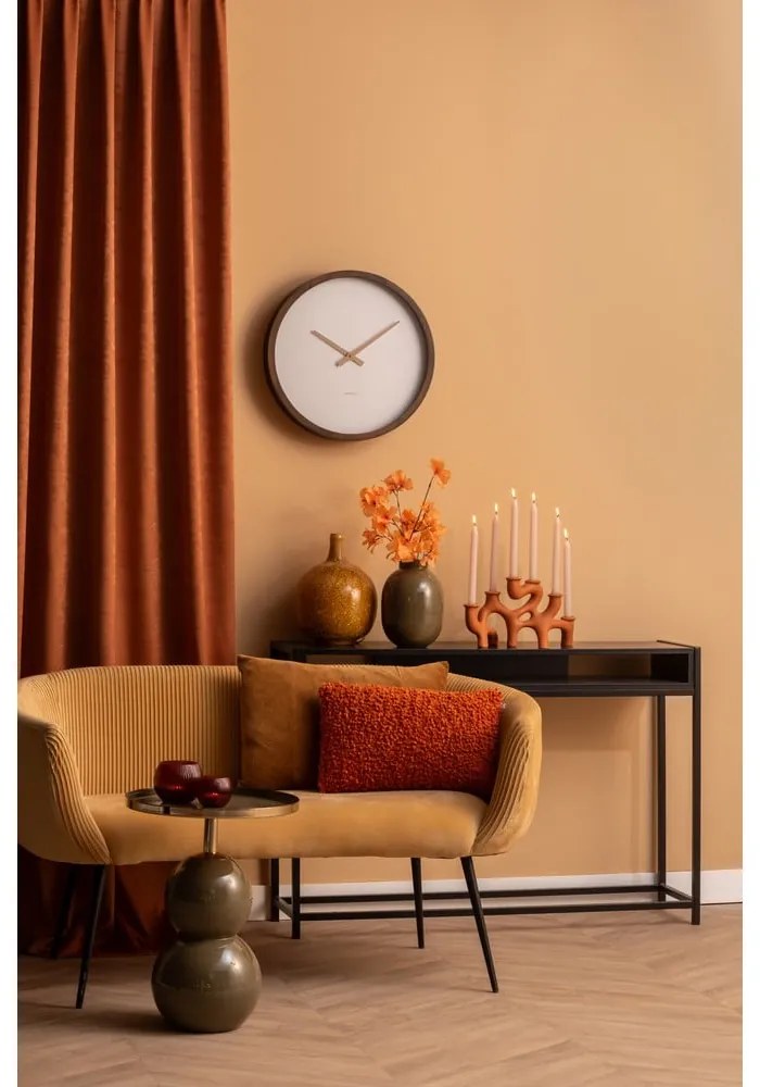 Szklany wazon w kolorze ochry Spatters – PT LIVING