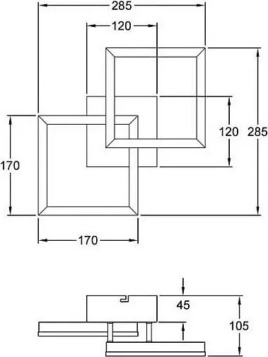 BARD nowoczesna lampa sufitowa LED 21W matowe złoto 3394-28-225 Fabas Luce