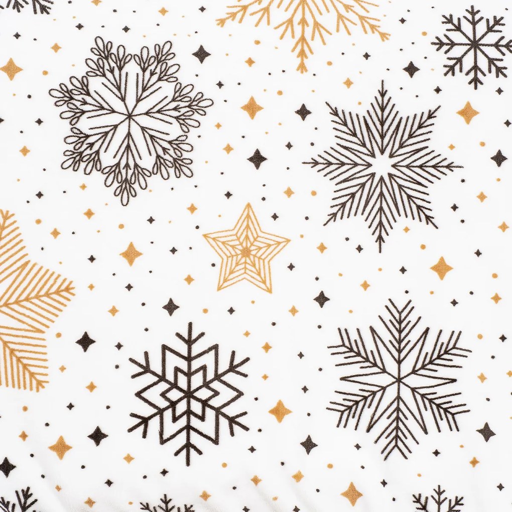 4Home Pościel mikroflanela Golden Frost, 160 x 200 cm, 70 x 80 cm