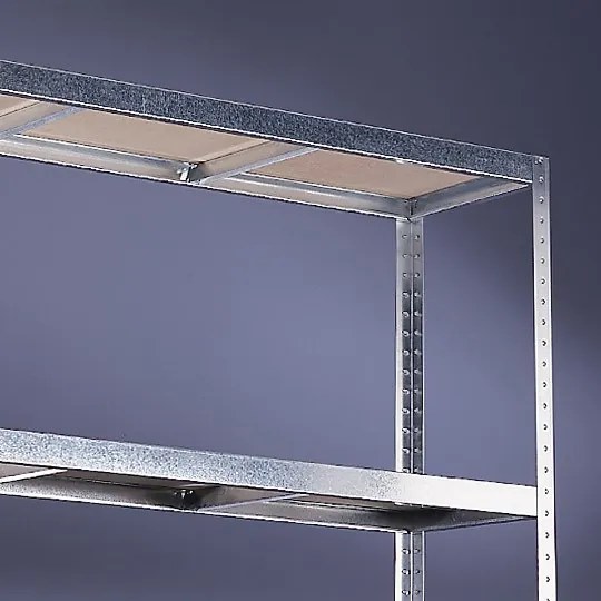 Półkowy regał, nośność 400 kg, 2470x2500x600 mm