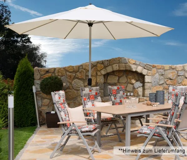 Doppler ACTIVE KURBEL parasol ogrodowy 380 cm czerwony