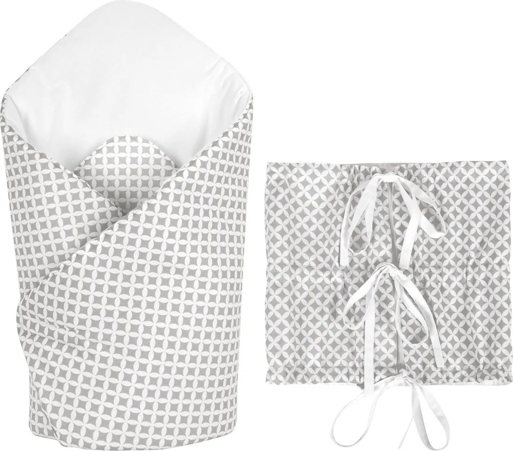 Bellatex Rożek dziecięcy Romby szary, 75 x 75 cm