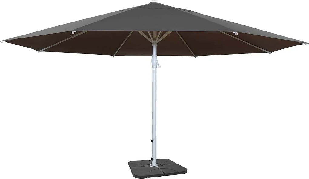 Parasol Carpi II,  antracyt ze stojakiem