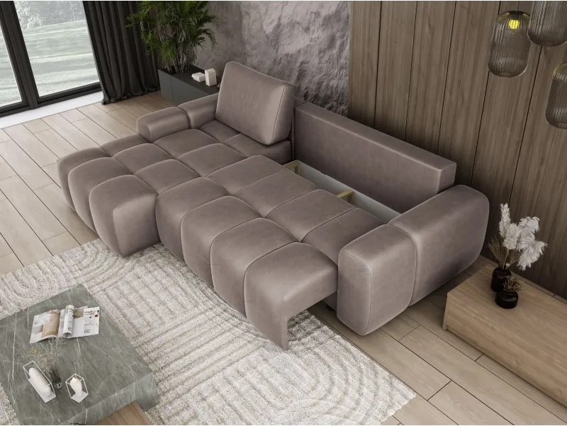 Narożnik MAILO funkcja spania DL z pojemnikiem SOLAR 16 WERSAL