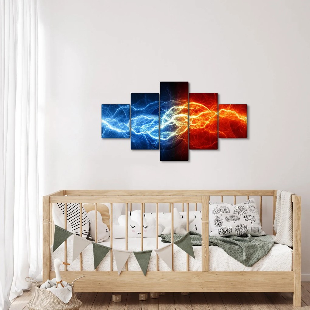 Obraz napięcia elektrycznego (125x70 cm)