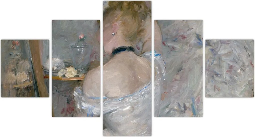 Obraz - Berthe Morisot, Woman at Her Toilette, reprodukcje (125x70 cm)