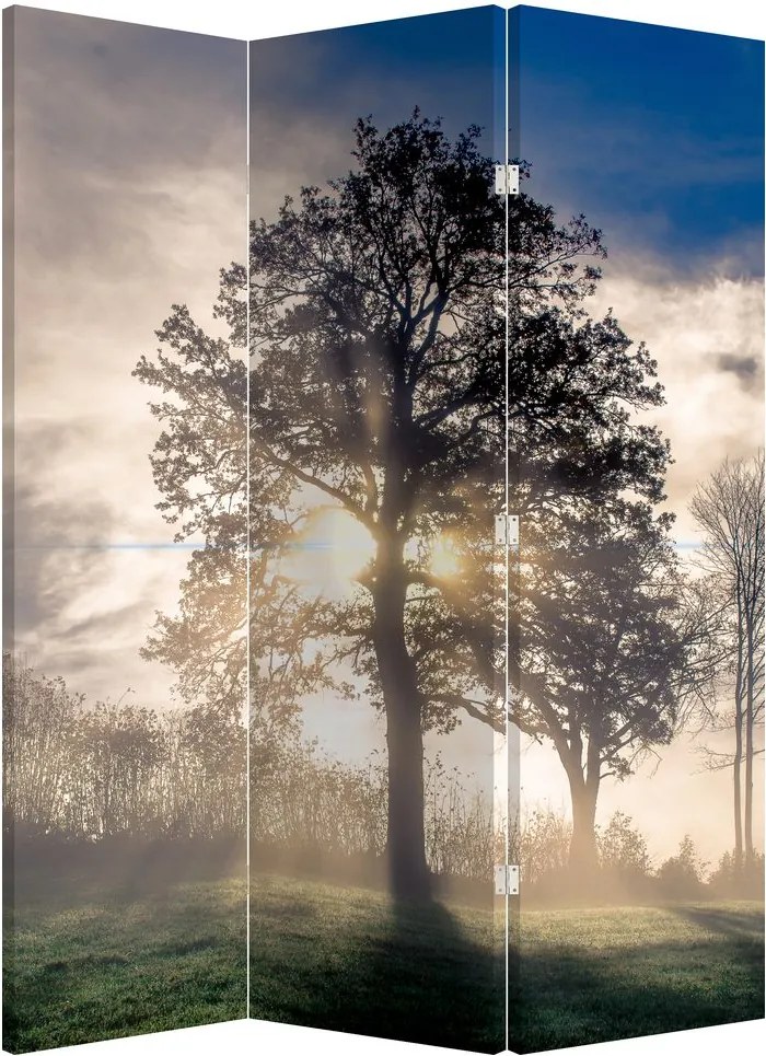Parawan - Drzewo we mgle (126x170 cm)