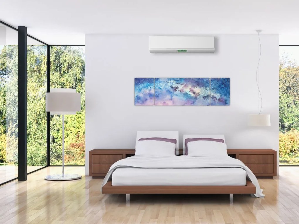 Obraz - Droga Mleczna, akwarela (170x50 cm)