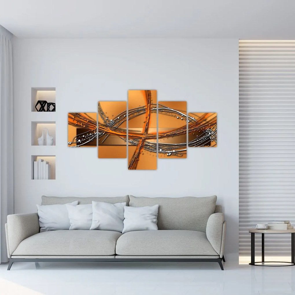 Abstrakcyjny obraz (125x70 cm)