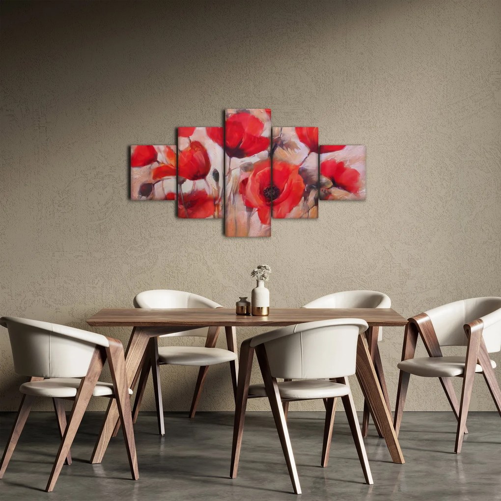 Obraz - Wilcze maki (125x70 cm)