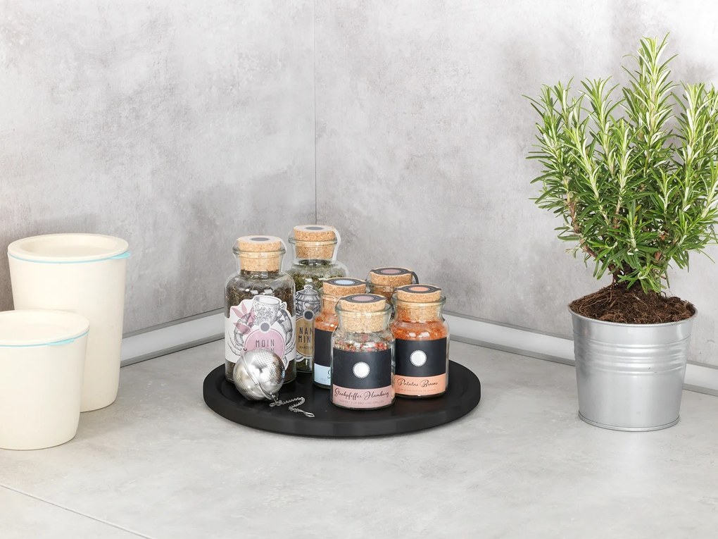Organizer do kuchni na blat, LAZY SUSAN, metalowy, Ø 26,5 cm, WENKO