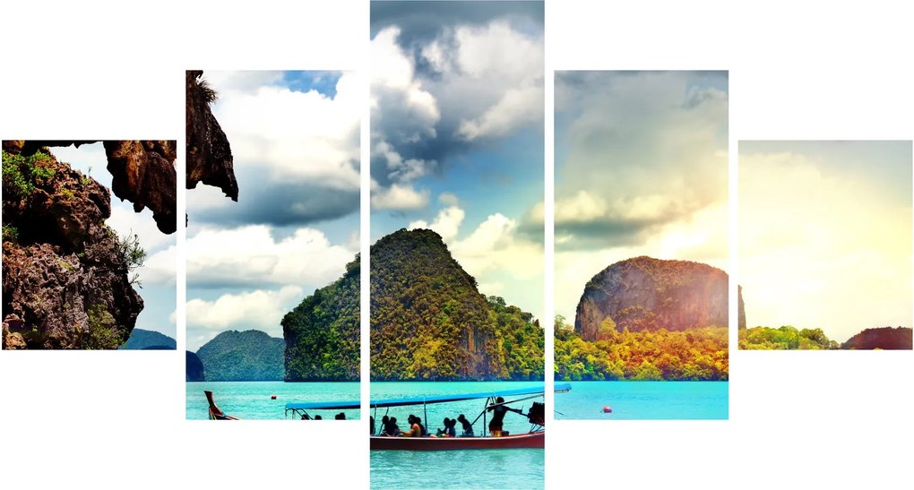 Obraz - Zatoka Phang Nga (125x70 cm)