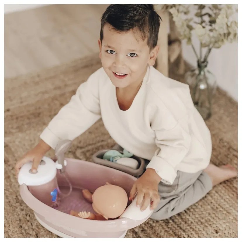 Smoby baby nurse wanienka z hydromasażem, prysznicem i światłem