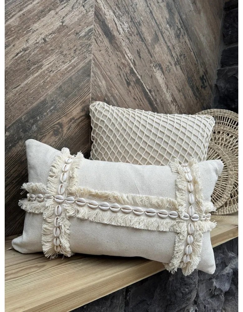 Bawełniana poszewka na poduszkę 30x50 cm Seashells – Mioli Decor
