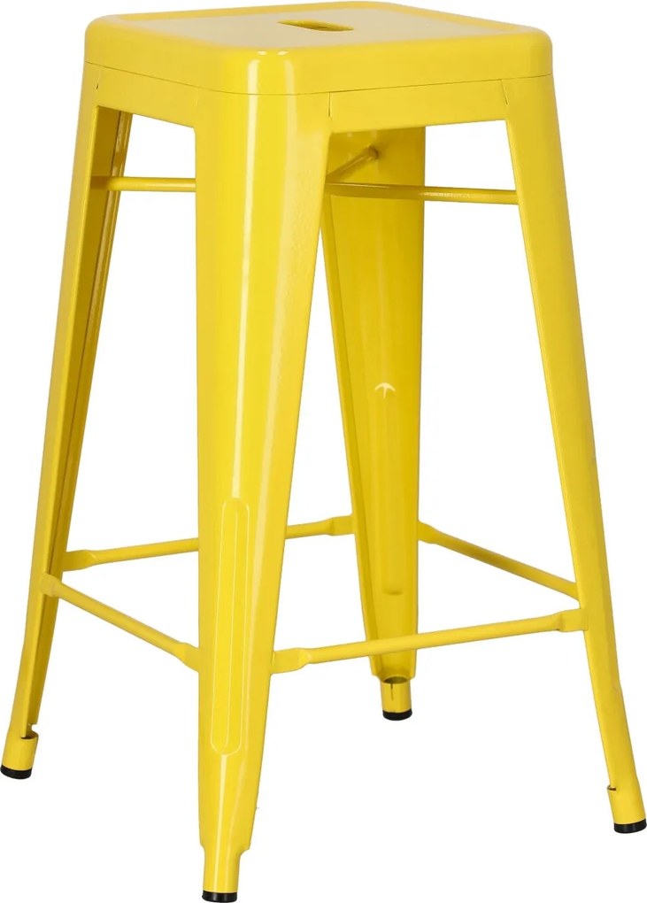 Stołek barowy Paris insp. Tolix 66 cm kolorowy