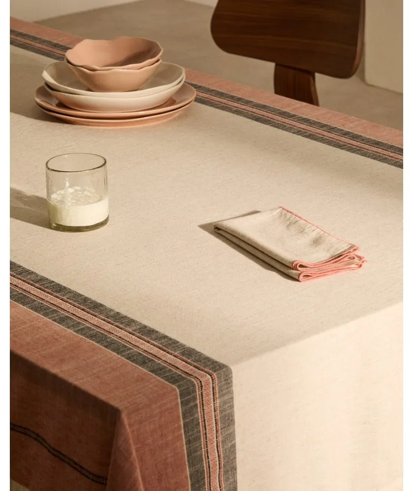 Obrus z mieszanki lnu 170x250 cm Veliat – Kave Home