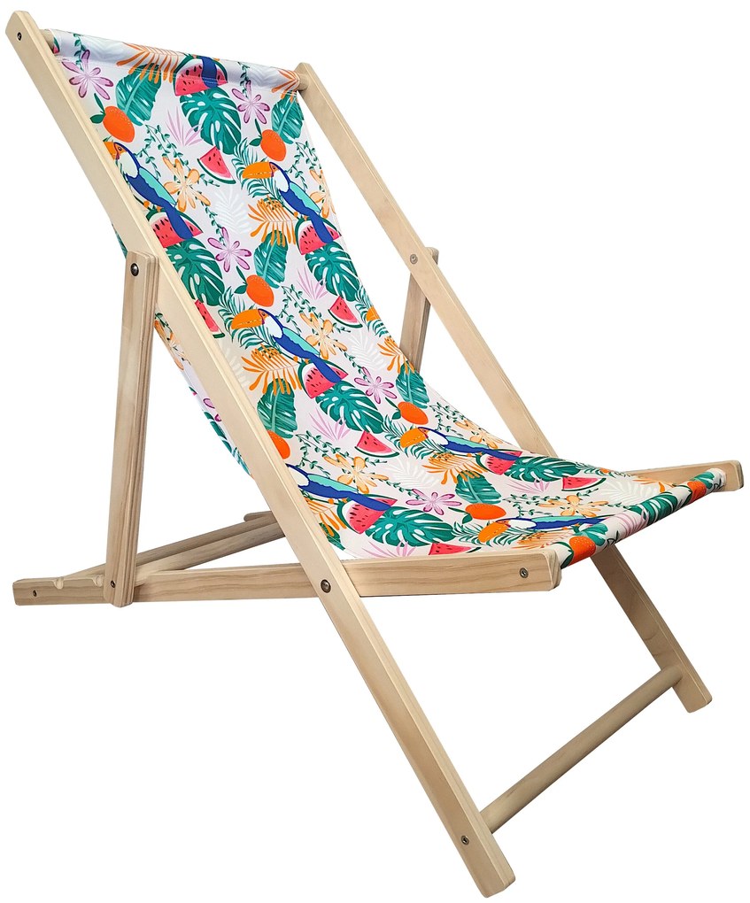 Zestaw leżaków ogrodowych Boho ze stolikiem