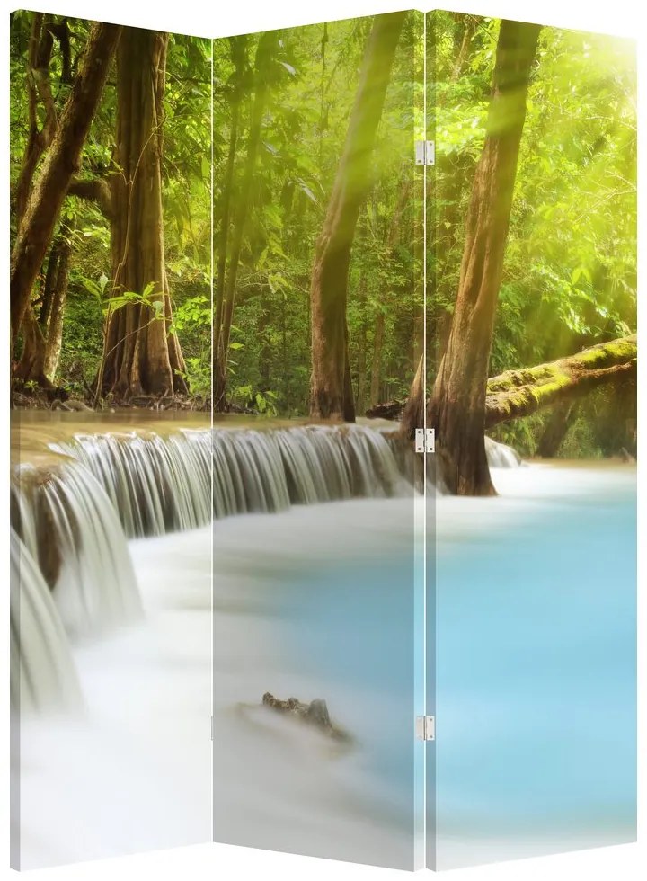 Parawan - Wodospad Huai Mae Kamin w lesie (126x170 cm)