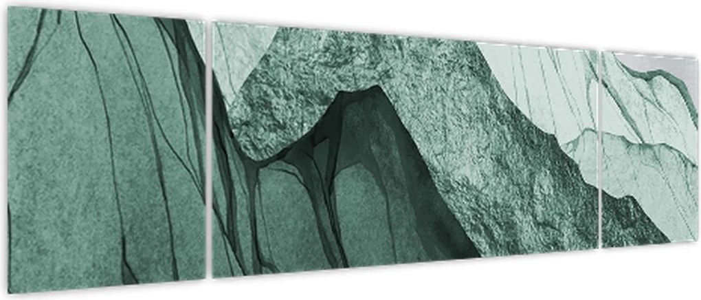 Obraz - Emerald Mountains N⁰2 (170x50 cm)
